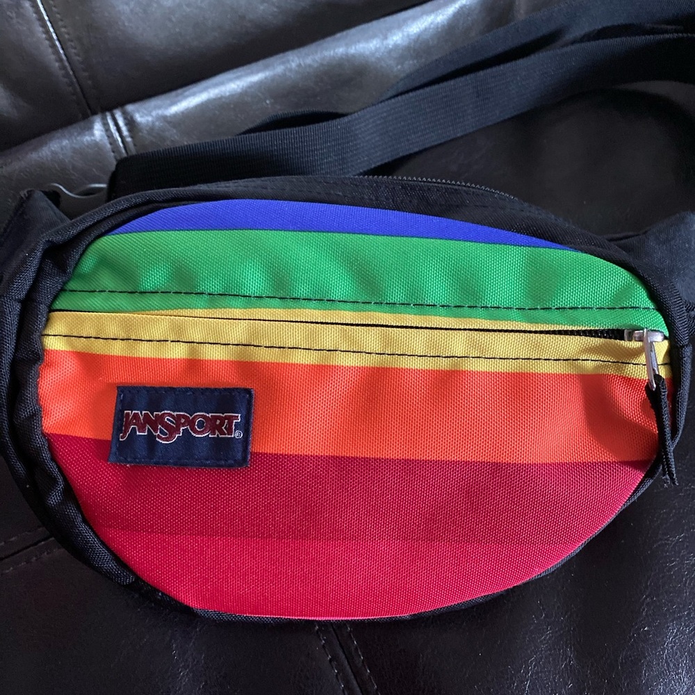 JanSport Rainbow Fanny pack